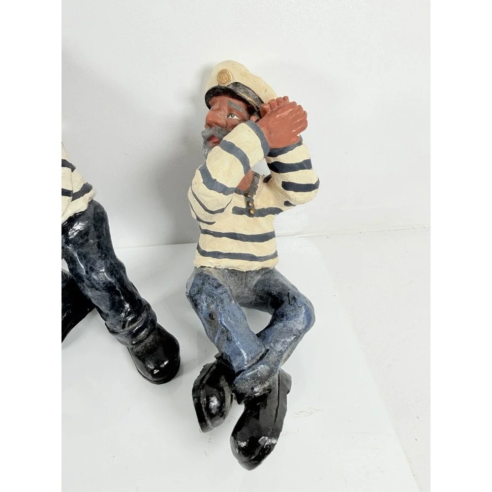 3‎ Captain Wine Bottle Holders Sailor Decor Nautical Barware